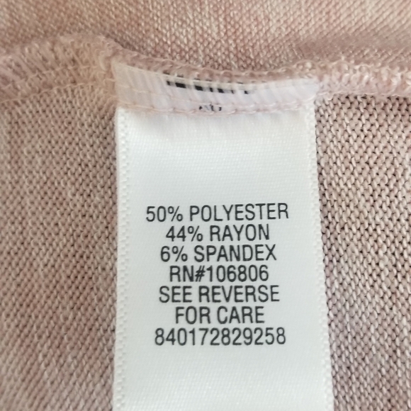 Croft & Barrow NWT Open Front Cardigan. Dual Front Pockets. Size Petite Large. - Picture 9 of 9